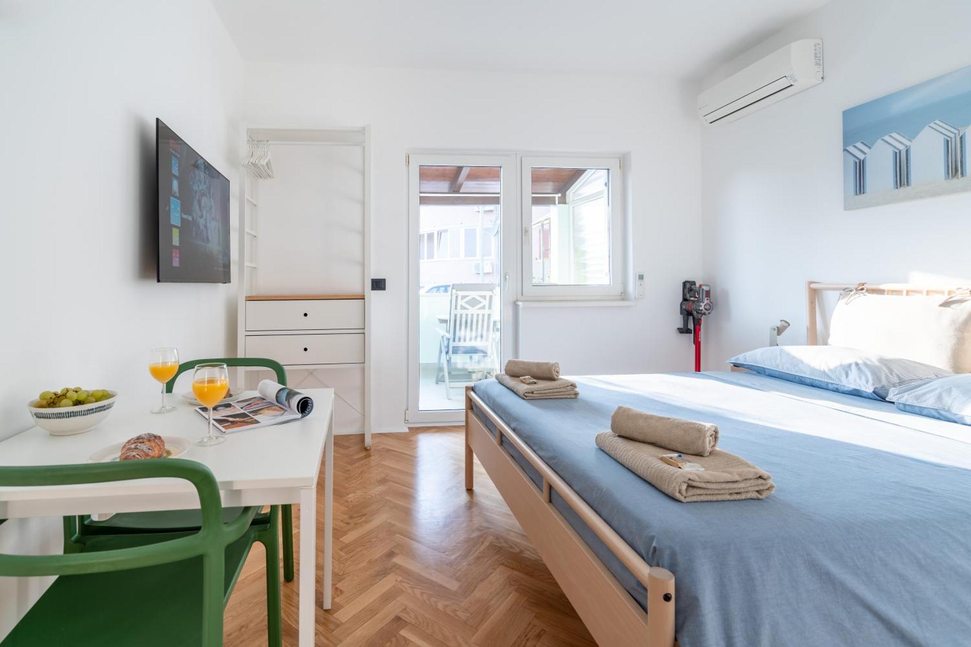 New! D31 Studio W2 Bikes, Sunny Terrace & Parking Rovigno Esterno foto